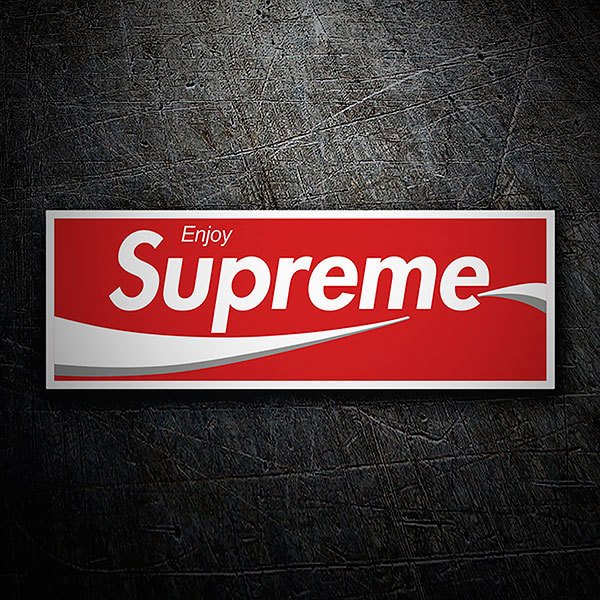 Pegatinas: Supreme Enjoy