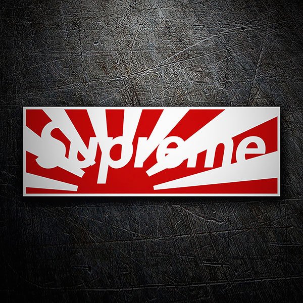 Pegatinas: Supreme bandera de Japón