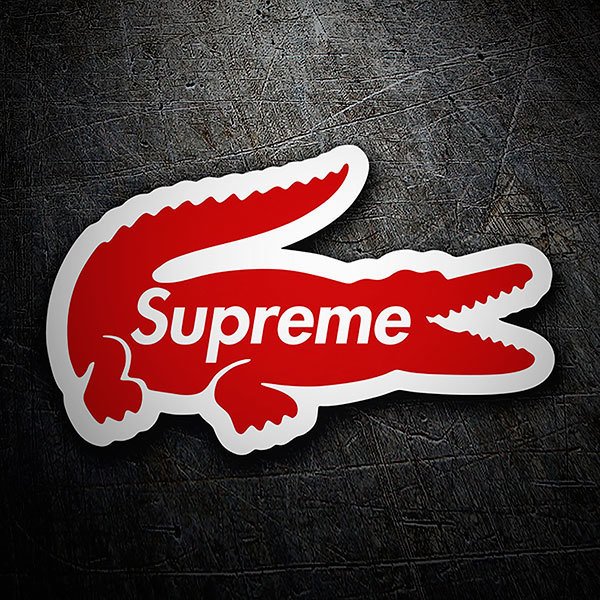 Pegatinas: Supreme cocodrilo