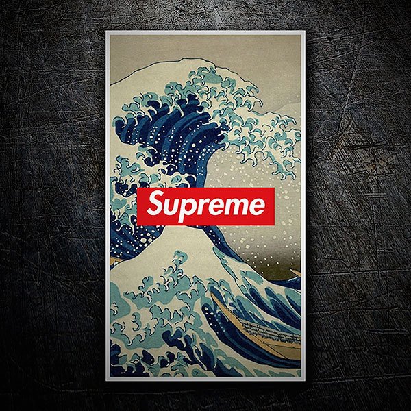 Pegatinas: Supreme gran ola