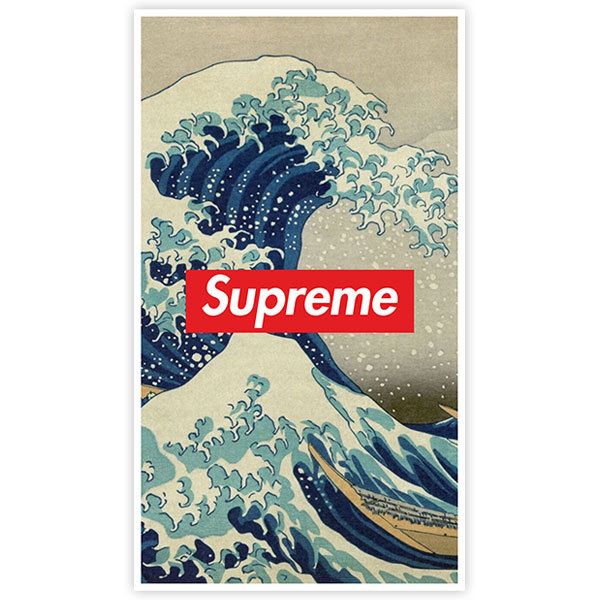 Pegatinas: Supreme gran ola