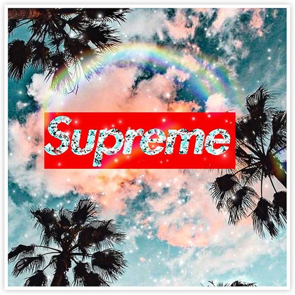 Pegatinas: Supreme cielo