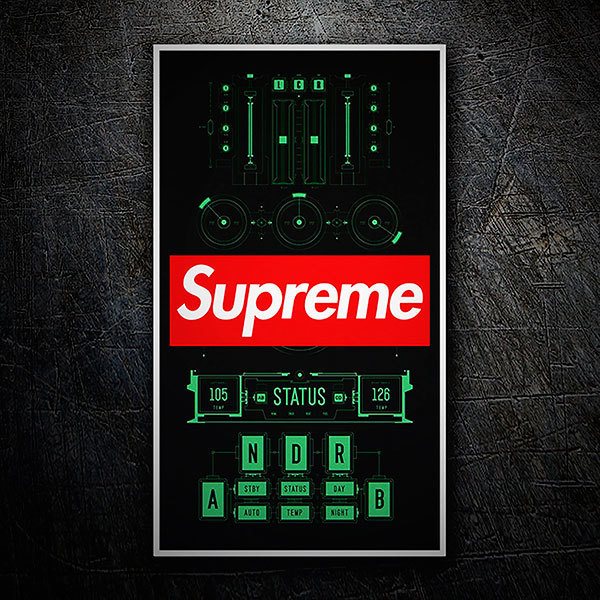Pegatinas: Supreme DJ
