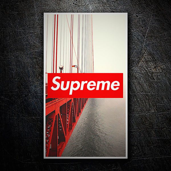 Pegatinas: Supreme puente