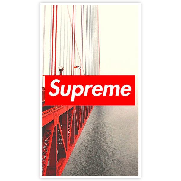 Pegatinas: Supreme puente