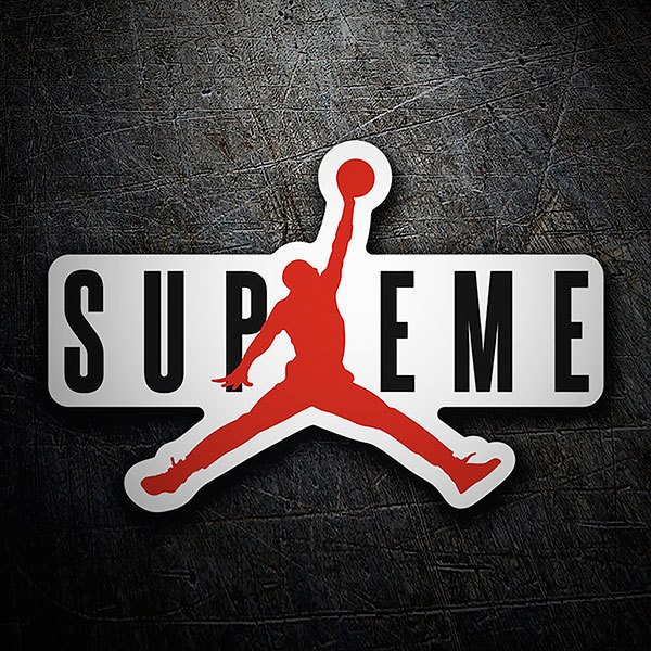 Pegatina Supreme Michael Jordan Teleadhesivo Com