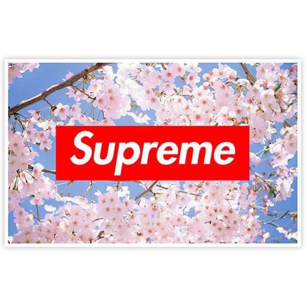 Pegatinas: Supreme almendro