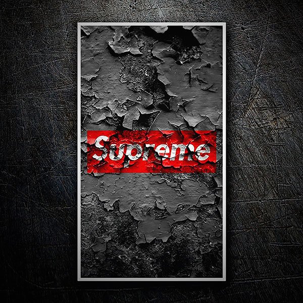 Pegatinas: Supreme pared