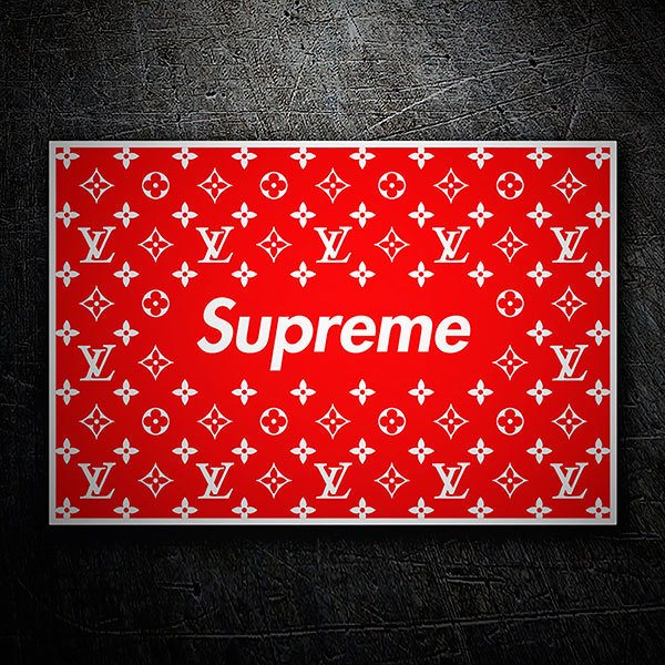 Pegatinas: Supreme photocall