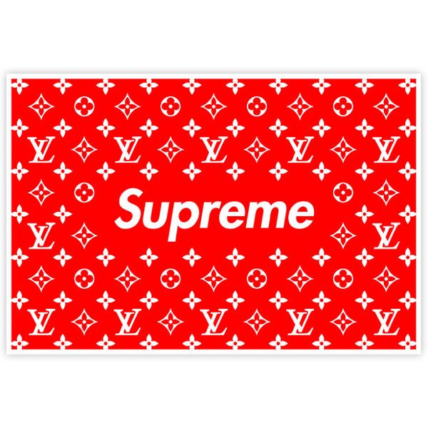 Pegatinas: Supreme photocall
