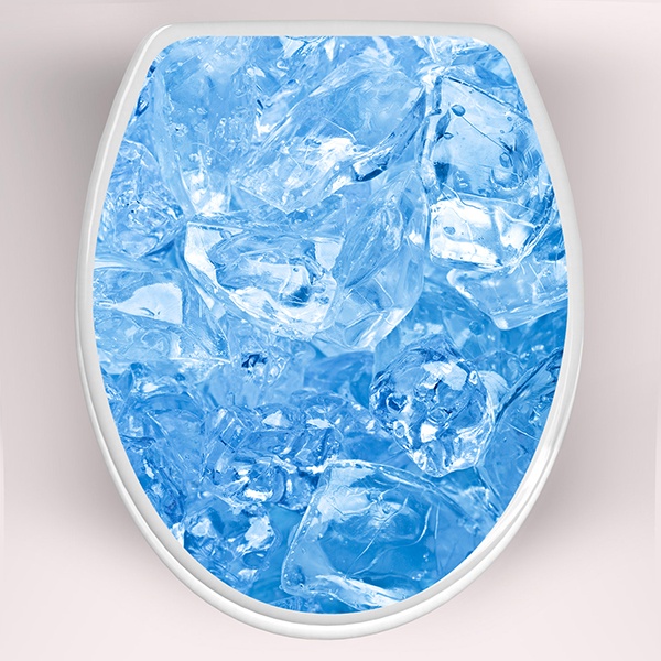 Vinilos Decorativos: Tapa WC hielo