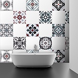 Vinilos Decorativos: Kit 48 losetas tradicionales para pared de cocina 4
