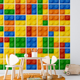 Vinilos Decorativos: Kit 49 azulejos de Lego para baño 3