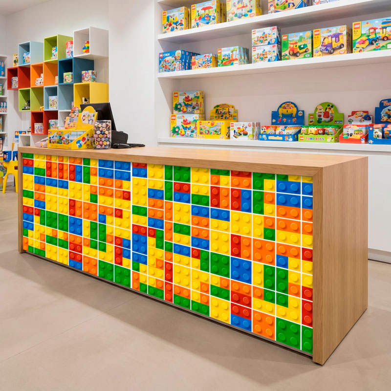 Kit 49 azulejos de Lego para ba&ntilde;o 5/6