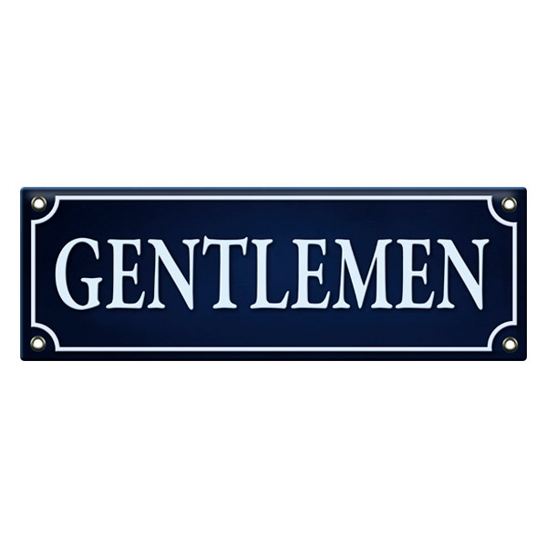 Vinilos Decorativos: Gentlemen
