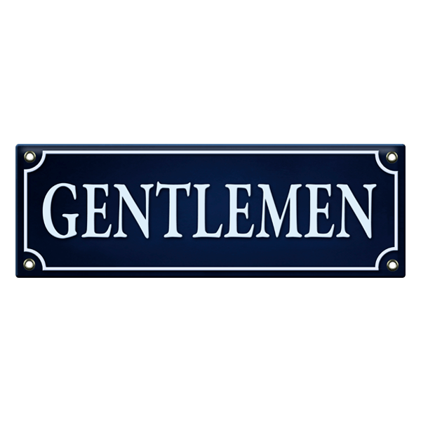 Vinilos Decorativos: Gentlemen