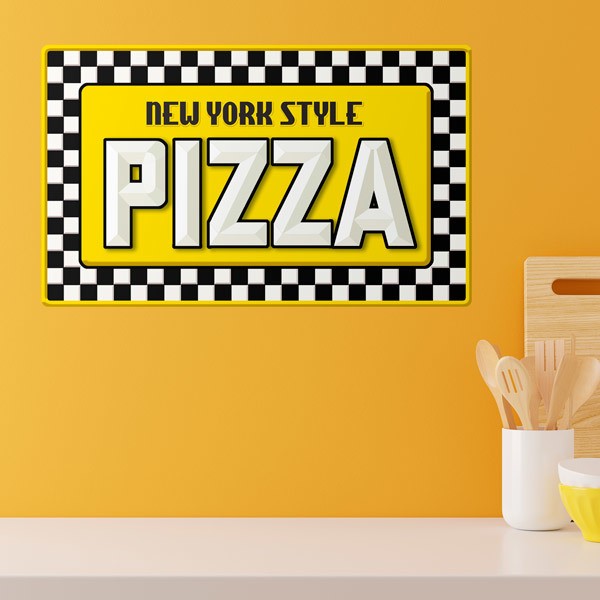 Vinilos Decorativos: Pizza New York Style 1