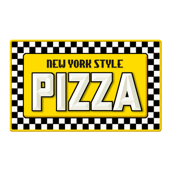 Vinilos Decorativos: Pizza New York Style 0