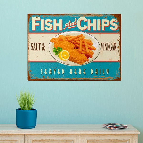 Vinilos Decorativos: Fish and Chips