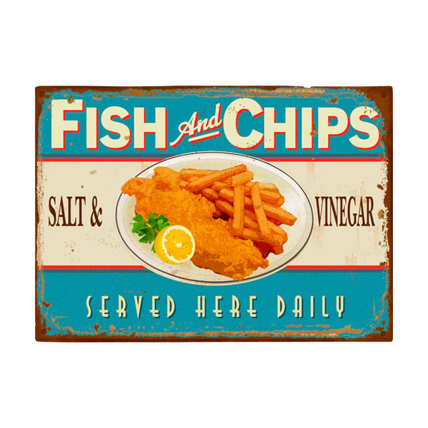 Vinilos Decorativos: Fish and Chips