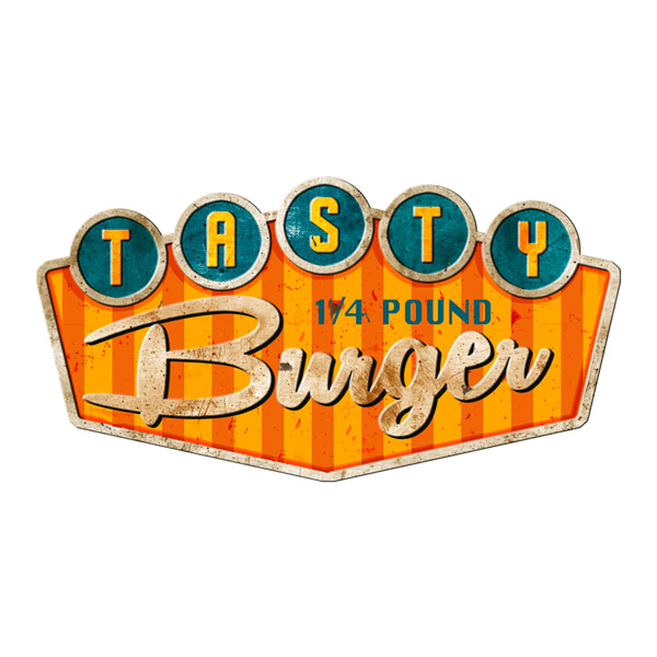 Vinilos Decorativos: Tasty Burger