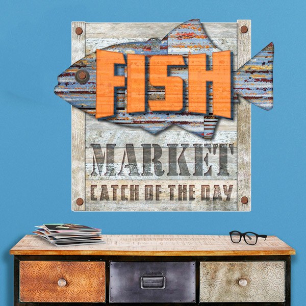 Vinilos Decorativos: Fish Market