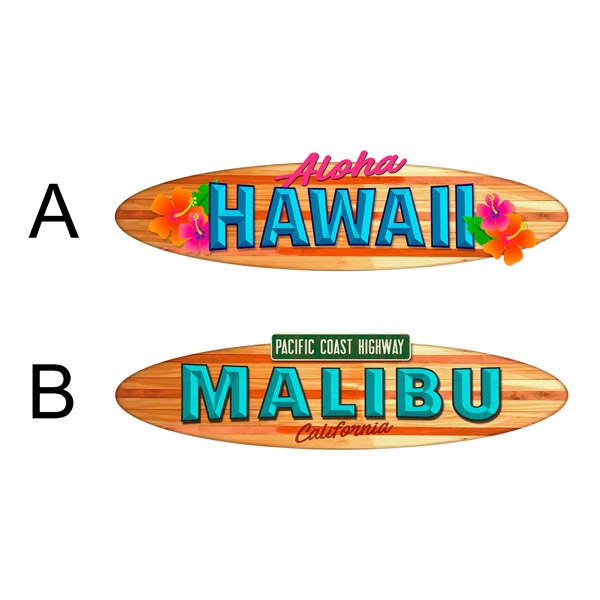 Vinilos Decorativos: Aloha Hawaii