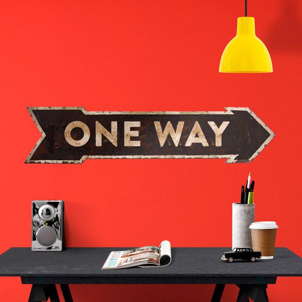 Vinilos Decorativos: One Way