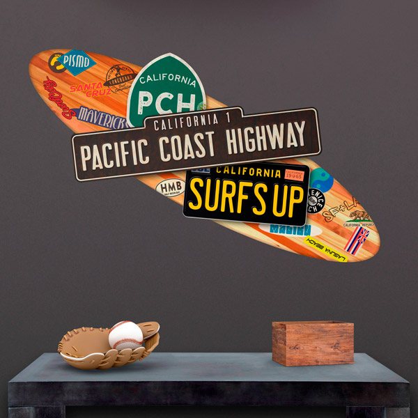 Vinilos Decorativos: Pacific Coast Highway 1