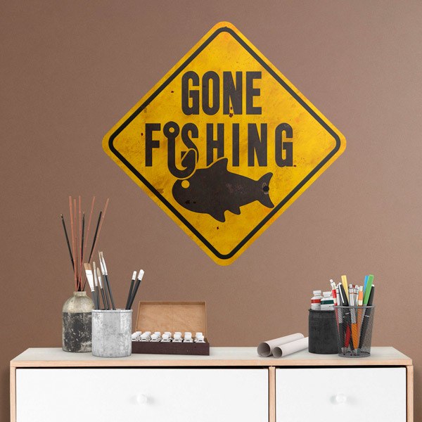 Vinilos Decorativos: Gone Fishing