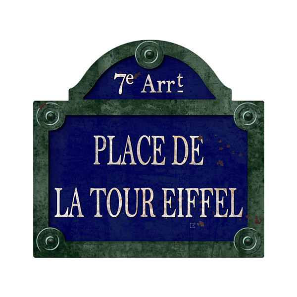 Vinilos Decorativos: Place de la Tour Eiffeel