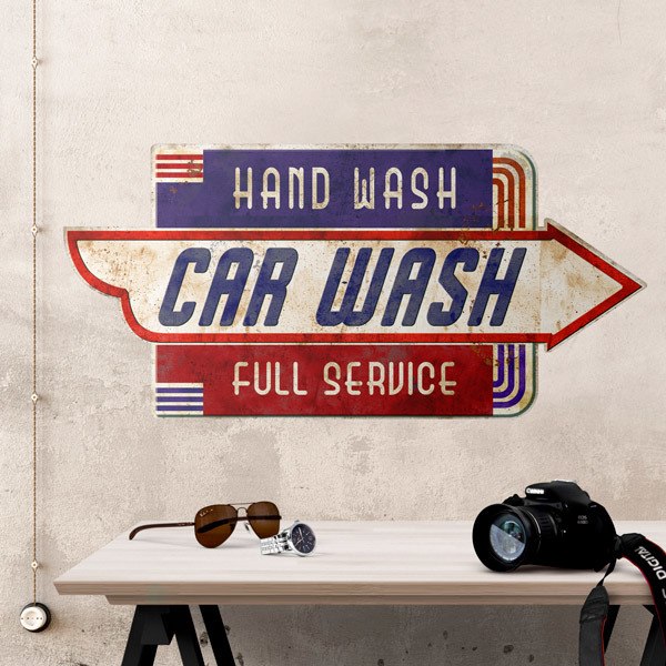 Vinilos Decorativos: Car Wash Full Service