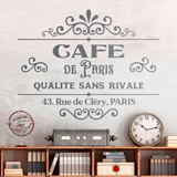 Vinilos Decorativos: Café de París, 43 Rue de Cléry 3