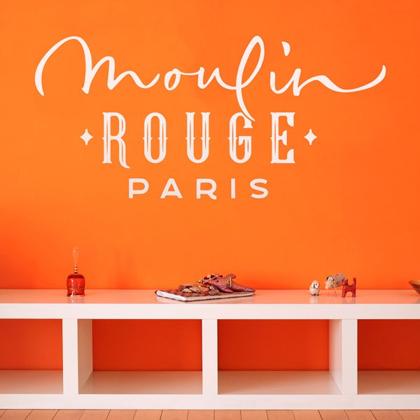Vinilos Decorativos: Moulin Rouge Paris