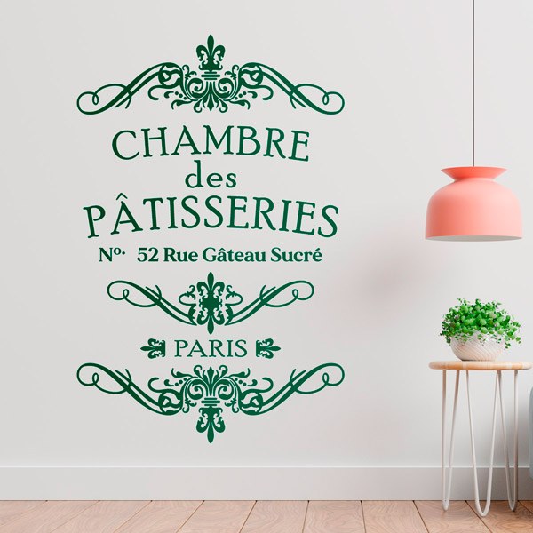 Vinilos Decorativos: Chambre des Pâtisseries