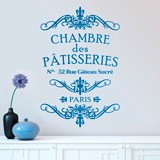 Vinilos Decorativos: Chambre des Pâtisseries 3