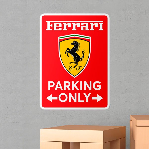 Vinilos Decorativos: Ferrari Parking Only