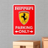 Vinilos Decorativos: Ferrari Parking Only 3