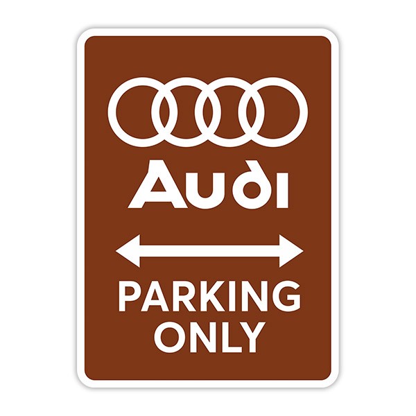 Vinilos Decorativos: Audi Parking Only
