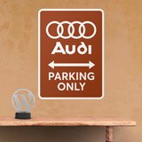 Vinilos Decorativos: Audi Parking Only 3