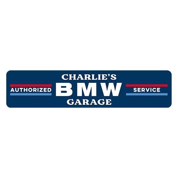 Vinilos Decorativos: BMW Garage Personalizado