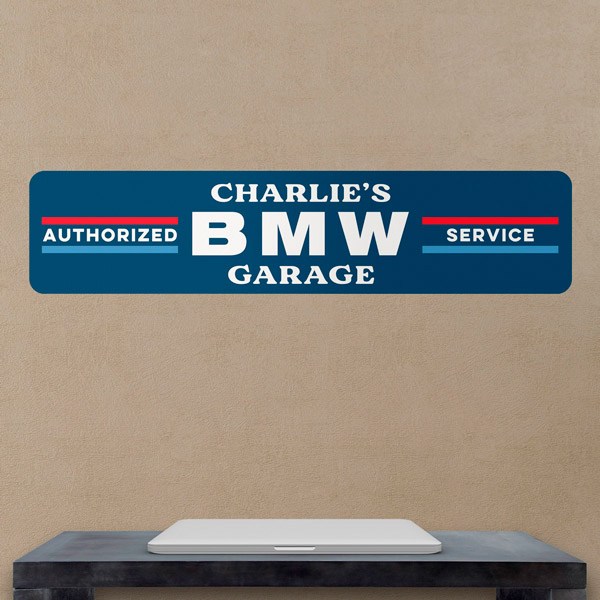Vinilos Decorativos: BMW Garage Personalizado