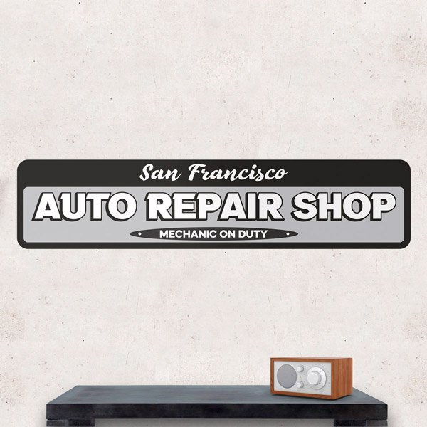 Vinilos Decorativos: Auto Repair Shop Personalizado