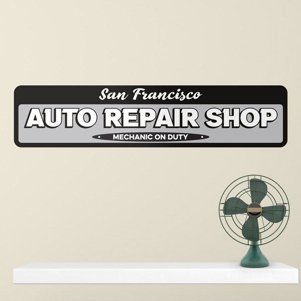 Vinilos Decorativos: Auto Repair Shop Personalizado