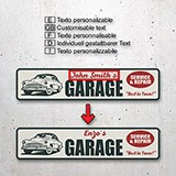 Vinilos Decorativos: Garage Service & Repair Personalizado 4