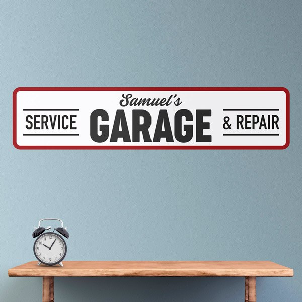 Vinilos Decorativos: Service Garage Personalizado