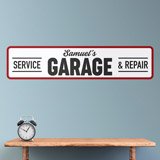 Vinilos Decorativos: Service Garage Personalizado 3