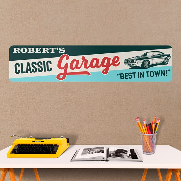 Vinilos Decorativos: Classic Garage Personalizado