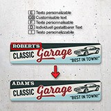 Vinilos Decorativos: Classic Garage Personalizado 4