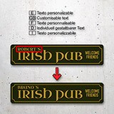 Vinilos Decorativos: Irish Pub Welcome Friends 4